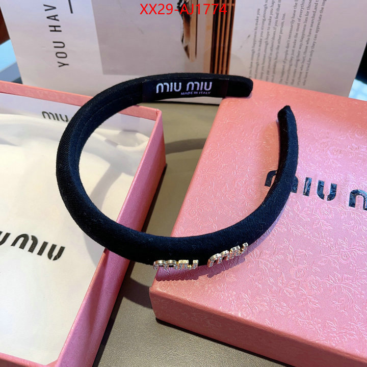 Hair band-MIU MIU sell online luxury designer ID: AJ1774 $: 29USD