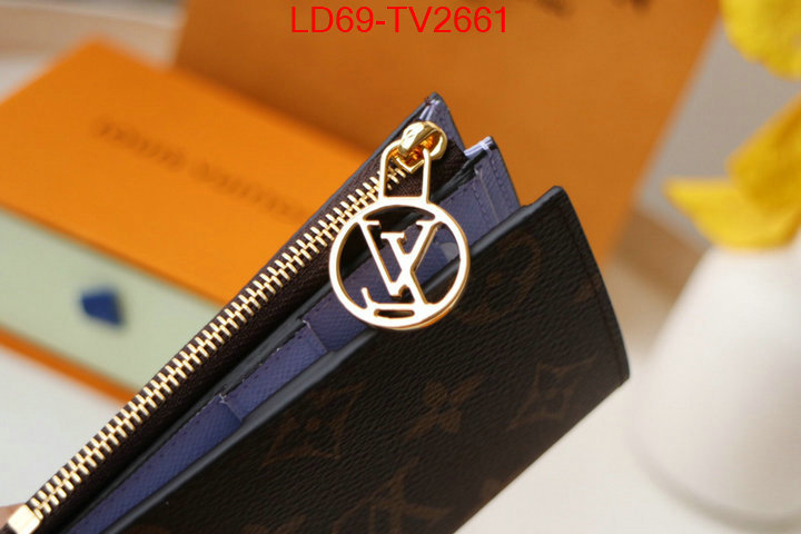 LV Bags(TOP)-Wallet high quality customize ID: TV2661 $: 69USD,