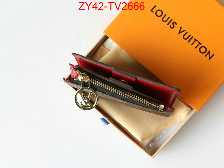 LV Bags(4A)-Wallet where quality designer replica ID: TV2666 $: 42USD,