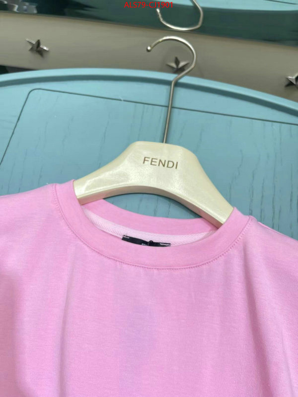 Kids clothing-Fendi wholesale 2024 replica ID: CJ1901 $: 79USD