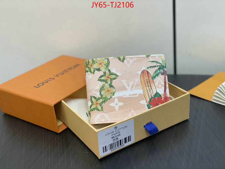 LV Bags(TOP)-Wallet best replica 1:1 ID: TJ2106 $: 65USD,