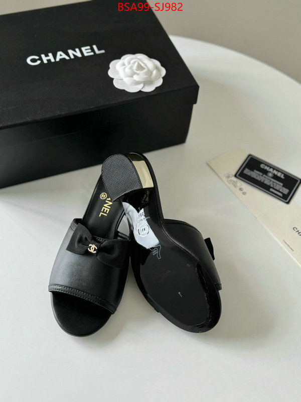 Women Shoes-Chanel high-end designer ID: SJ982 $: 99USD