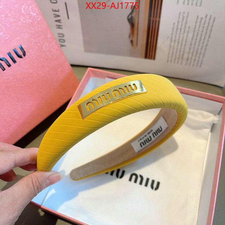 Hair band-MIU MIU knockoff highest quality ID: AJ1775 $: 29USD