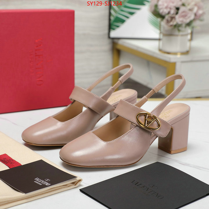 Women Shoes-Valentino replica shop ID: SJ1234 $: 129USD