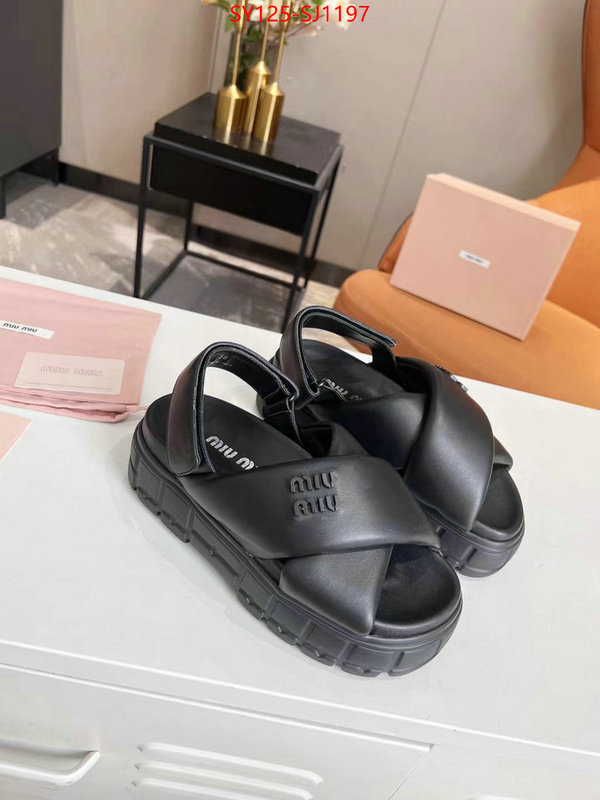 Women Shoes-Miu Miu what 1:1 replica ID: SJ1197 $: 125USD