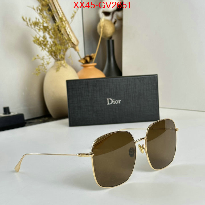 Glasses-Dior where quality designer replica ID: GV2651 $: 45USD