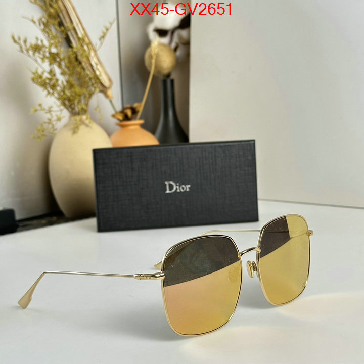 Glasses-Dior where quality designer replica ID: GV2651 $: 45USD