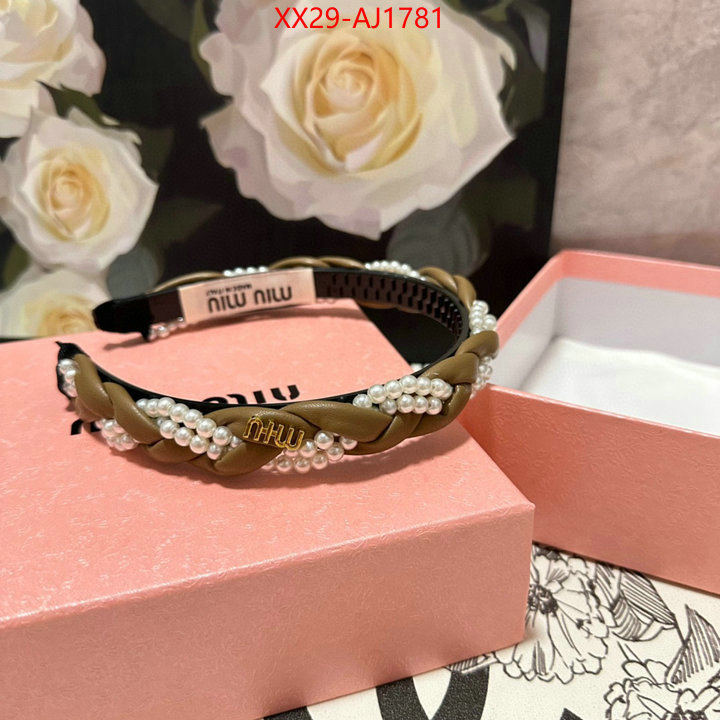 Hair band-MIU MIU replica best ID: AJ1781 $: 29USD