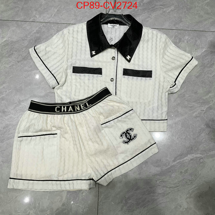 Clothing-Chanel luxury fashion replica designers ID: CV2724 $: 89USD