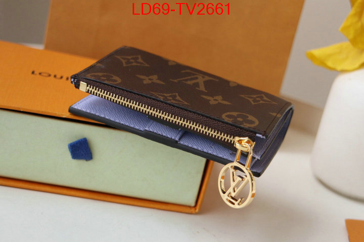 LV Bags(TOP)-Wallet high quality customize ID: TV2661 $: 69USD,