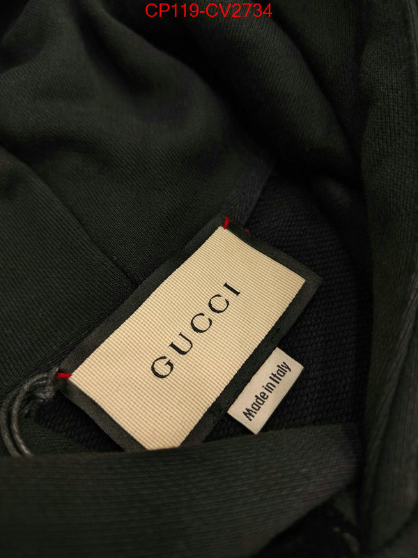 Clothing-Gucci top quality replica ID: CV2734 $: 119USD