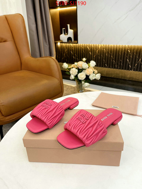 Women Shoes-Miu Miu wholesale designer shop ID: SJ1190 $: 89USD