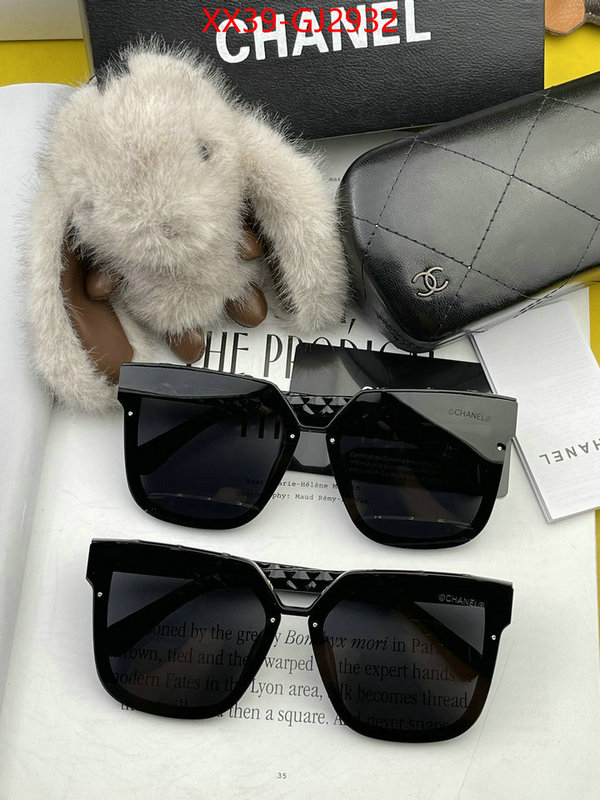 Glasses-Chanel where to buy ID: GJ2932 $: 39USD