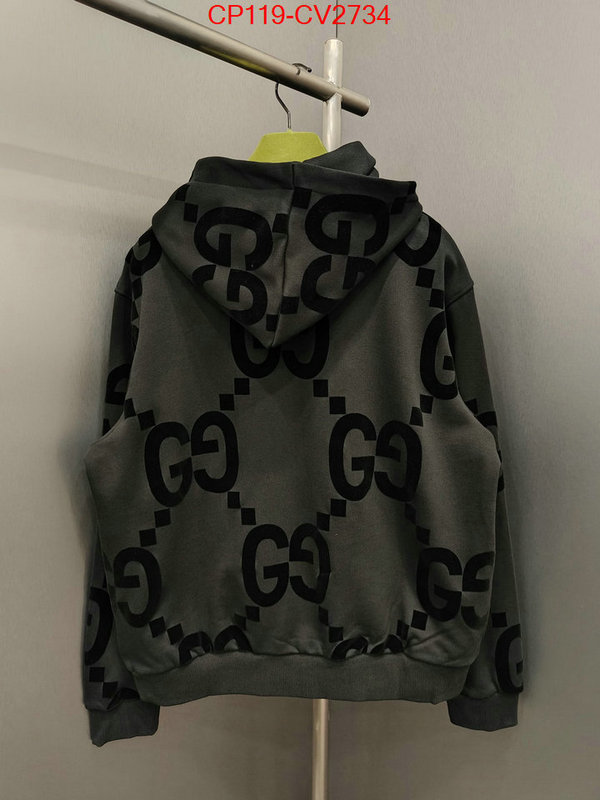 Clothing-Gucci top quality replica ID: CV2734 $: 119USD