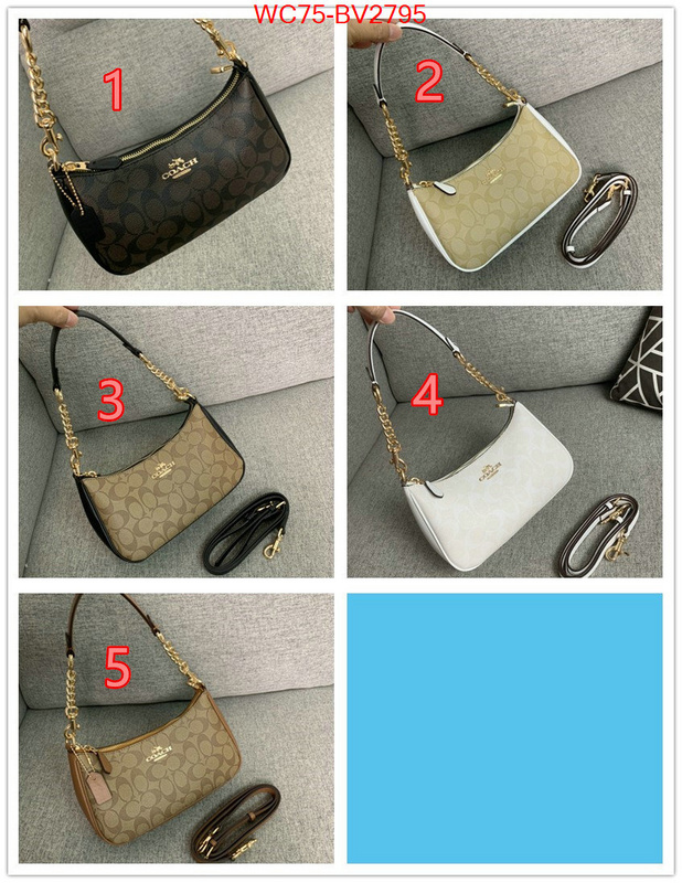 Coach Bags(4A)-Handbag- where to buy fakes ID: BV2795 $: 75USD,