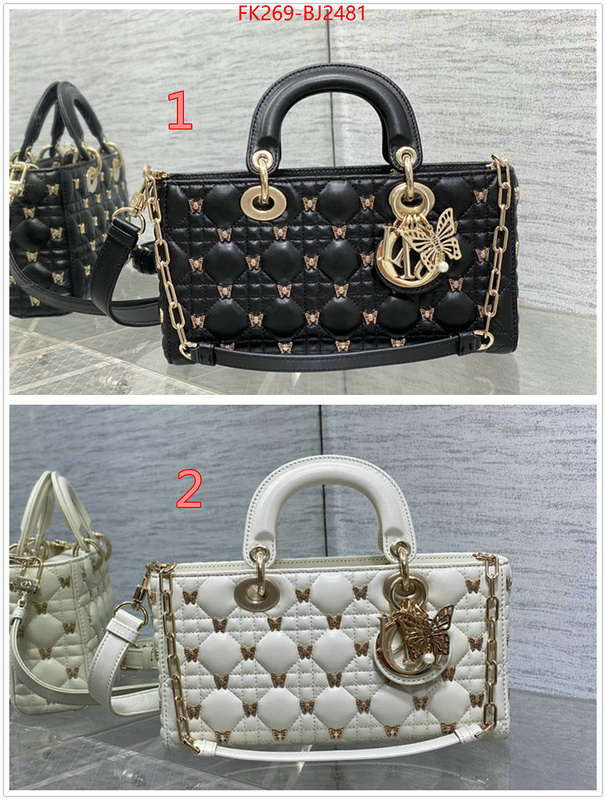 Dior Bags(TOP)-Lady- high ID: BJ2481 $: 269USD,