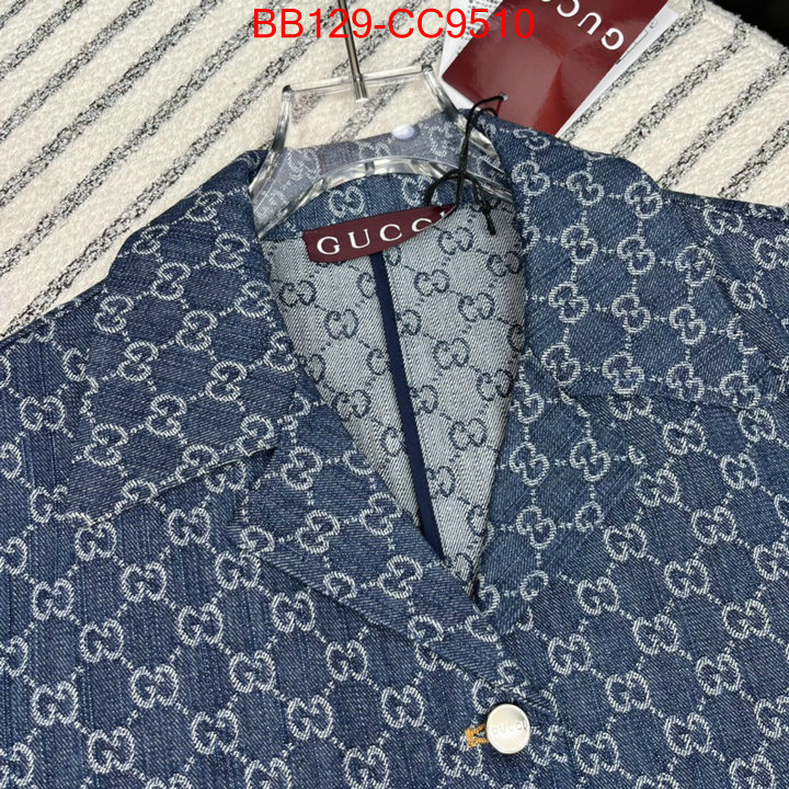 Clothing-Gucci where should i buy to receive ID: CC9510 $: 129USD