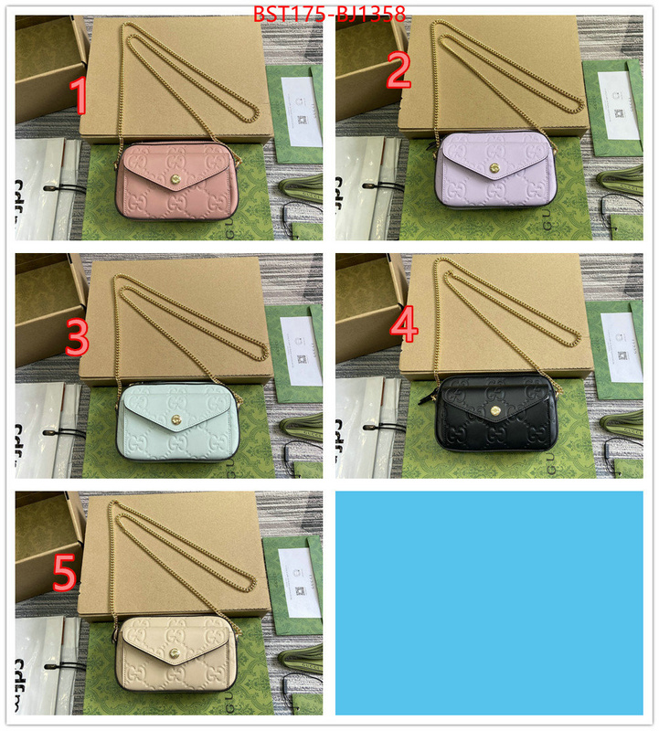 Gucci Bags(TOP)-Crossbody- wholesale replica shop ID: BJ1358 $: 175USD,