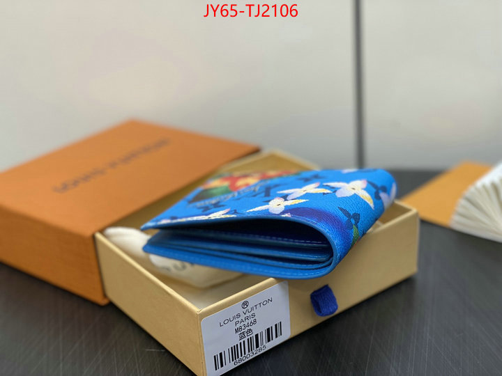 LV Bags(TOP)-Wallet best replica 1:1 ID: TJ2106 $: 65USD,