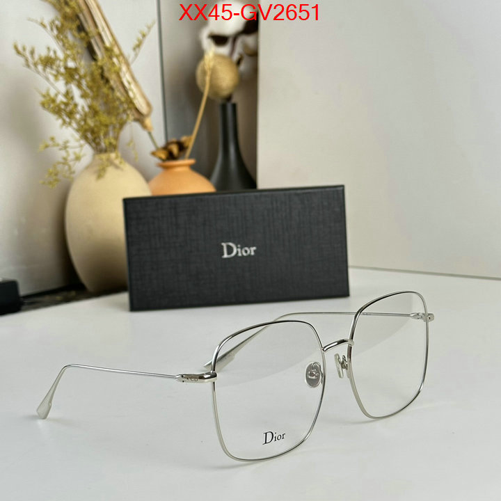 Glasses-Dior where quality designer replica ID: GV2651 $: 45USD