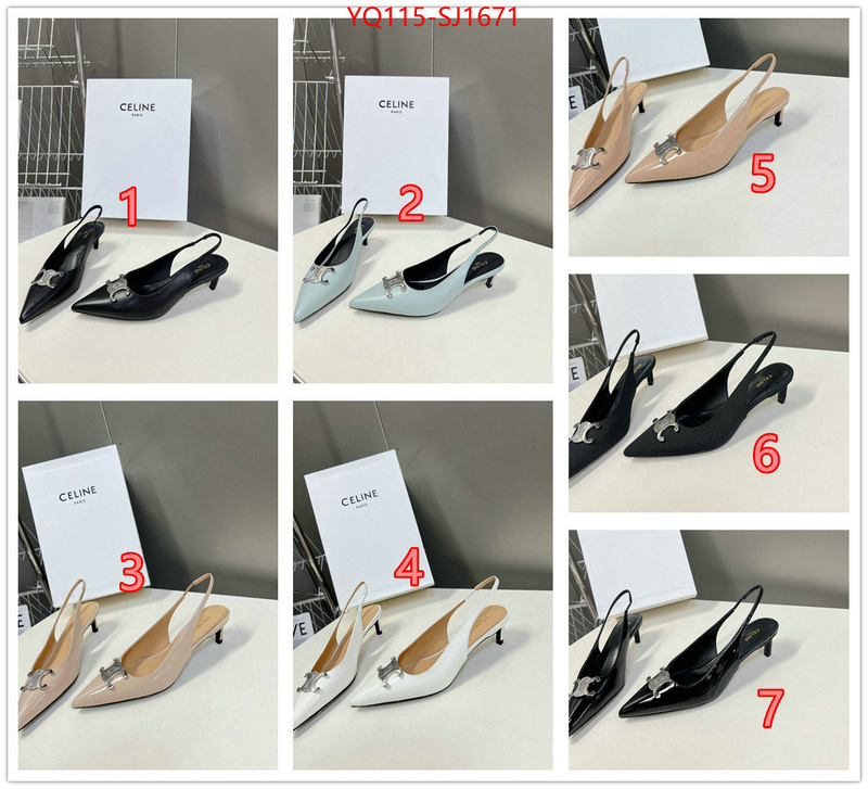 Women Shoes-CELINE buy replica ID: SJ1671 $: 115USD