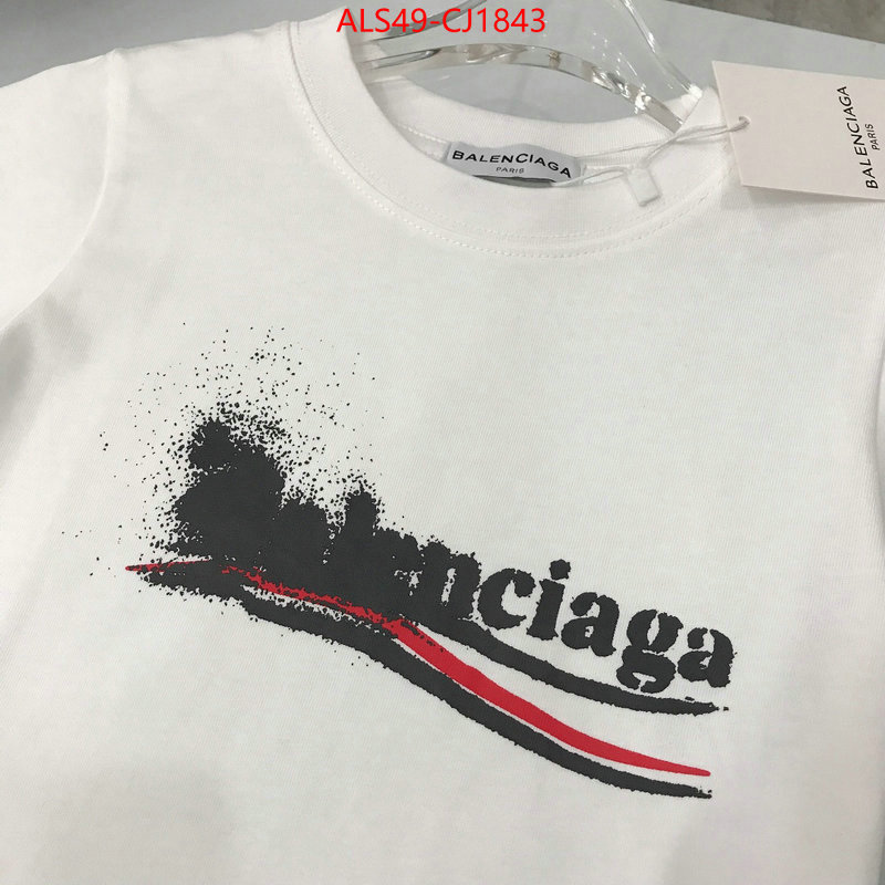 Kids clothing-Balenciaga aaaaa quality replica ID: CJ1843 $: 49USD