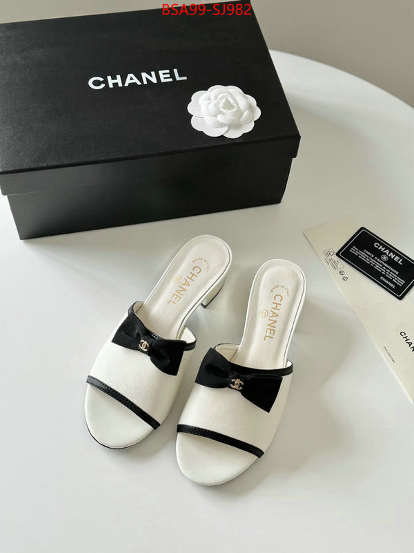 Women Shoes-Chanel high-end designer ID: SJ982 $: 99USD