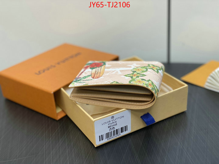 LV Bags(TOP)-Wallet best replica 1:1 ID: TJ2106 $: 65USD,