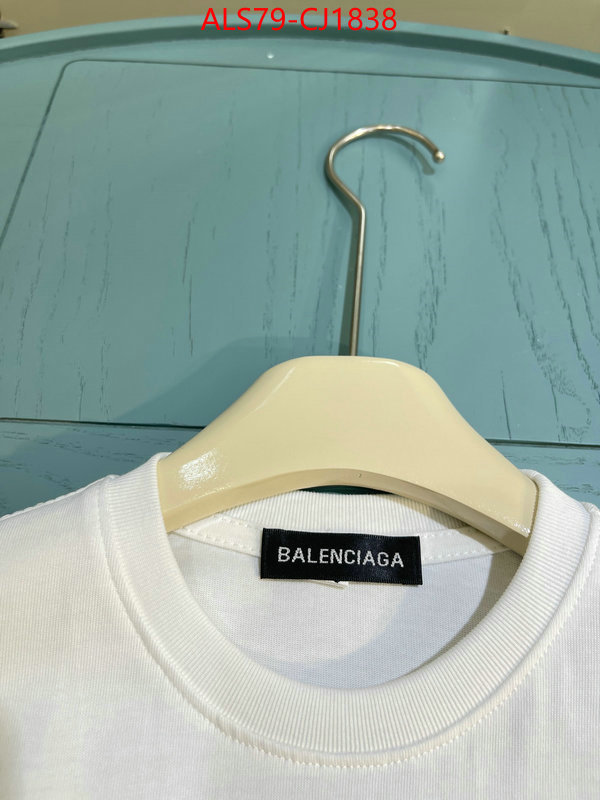 Kids clothing-Balenciaga top perfect fake ID: CJ1838 $: 79USD