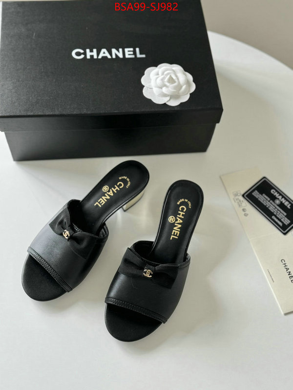 Women Shoes-Chanel high-end designer ID: SJ982 $: 99USD