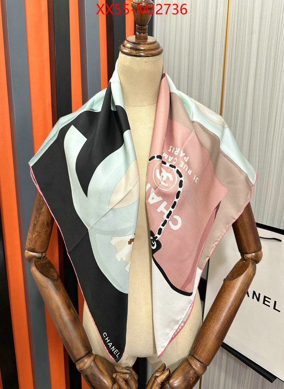 Scarf-Chanel shop designer replica ID: MJ2736 $: 55USD