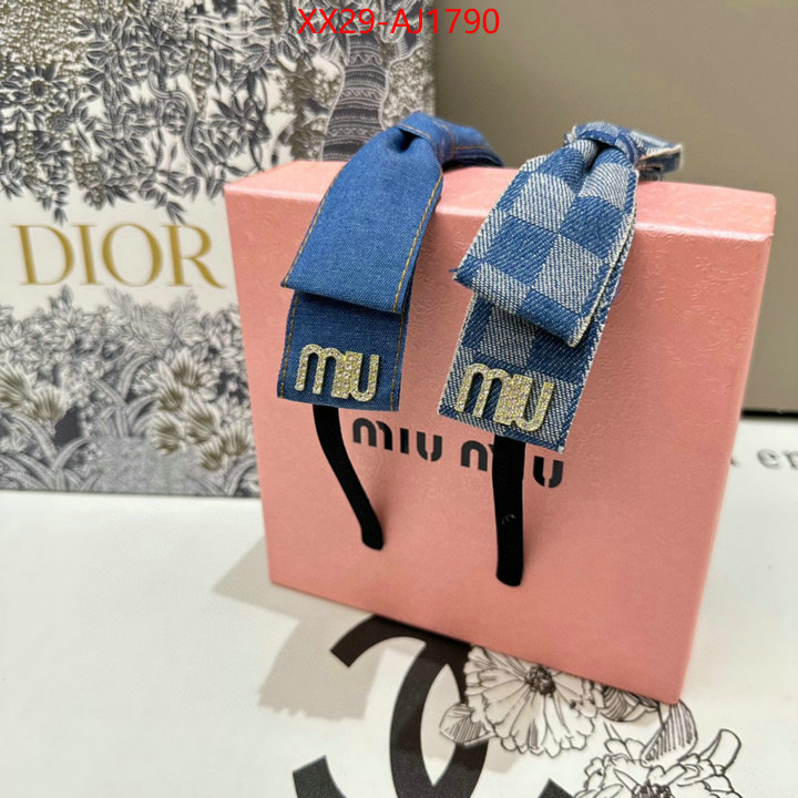 Hair band-MIU MIU cheap ID: AJ1790 $: 29USD