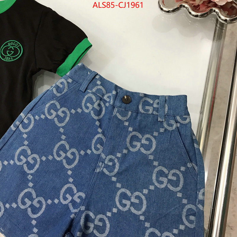 Kids clothing-Gucci luxury fake ID: CJ1961 $: 85USD