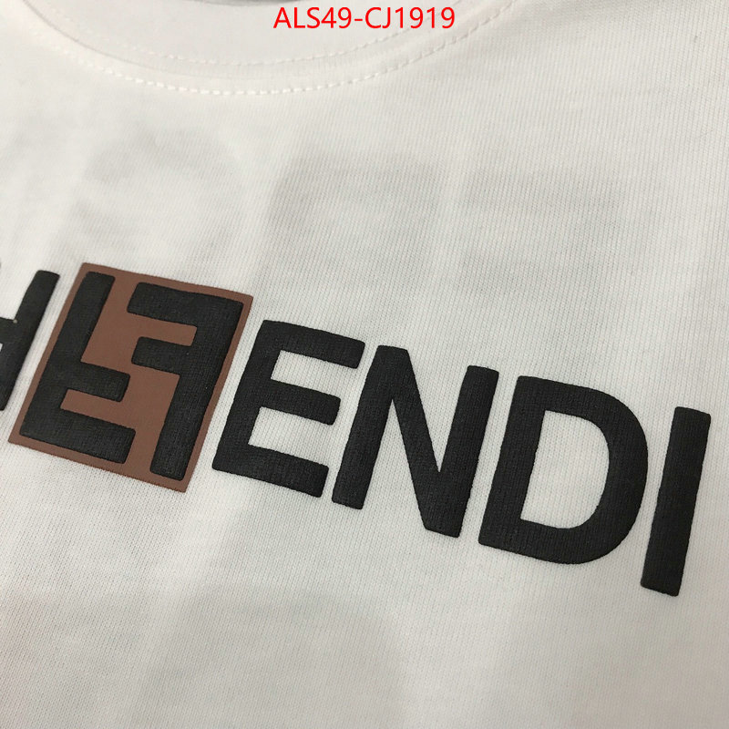 Kids clothing-Fendi wholesale 2024 replica ID: CJ1919 $: 49USD