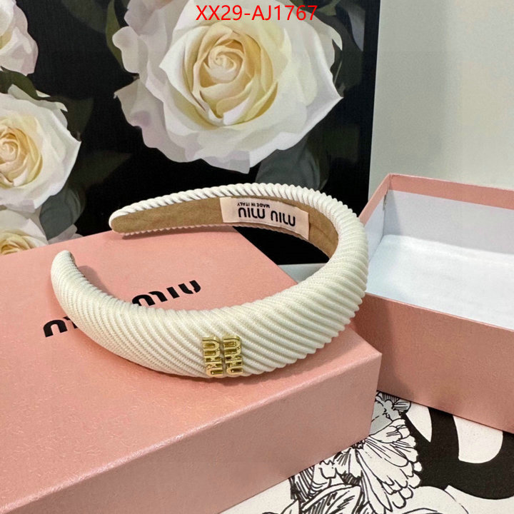 Hair band-MIU MIU replica 2024 perfect luxury ID: AJ1767 $: 29USD