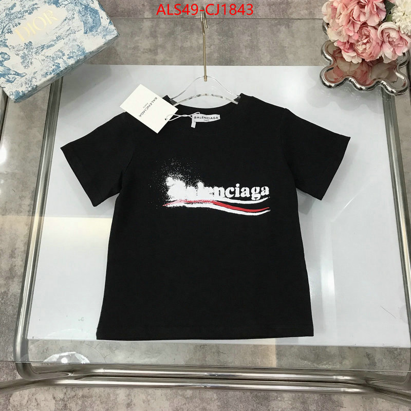 Kids clothing-Balenciaga aaaaa quality replica ID: CJ1843 $: 49USD