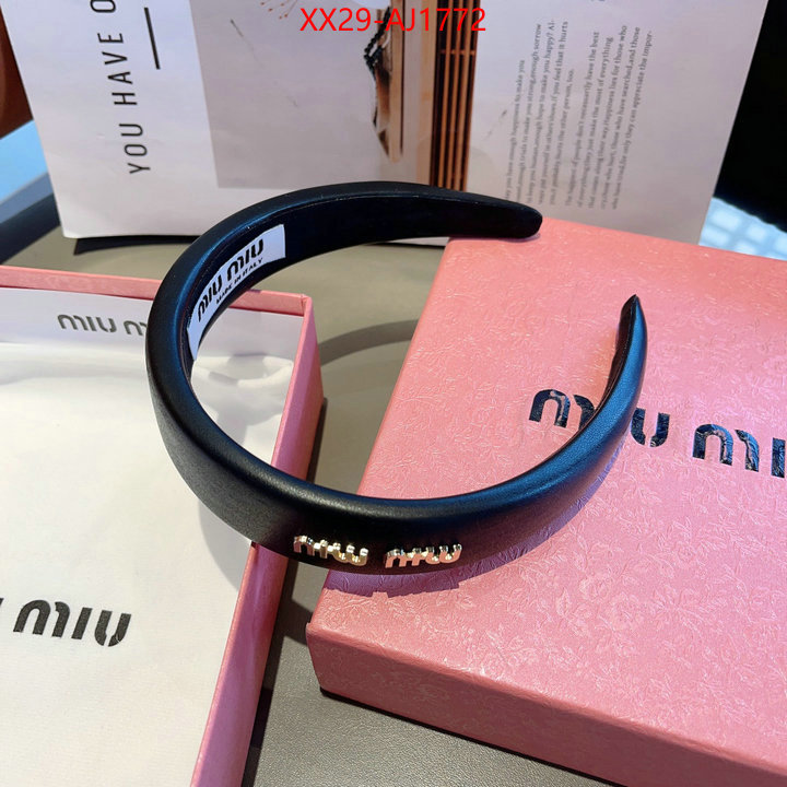 Hair band-MIU MIU the best quality replica ID: AJ1772 $: 29USD