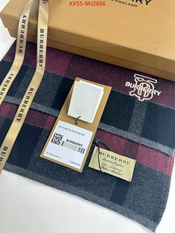 Scarf-Burberry first copy ID: MJ2686 $: 55USD