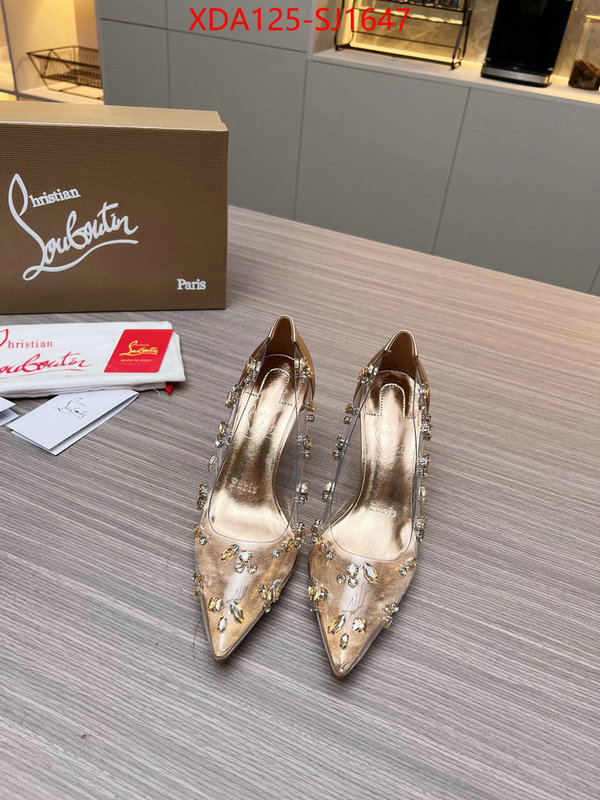 Women Shoes-Christian Louboutin best quality fake ID: SJ1647 $: 125USD