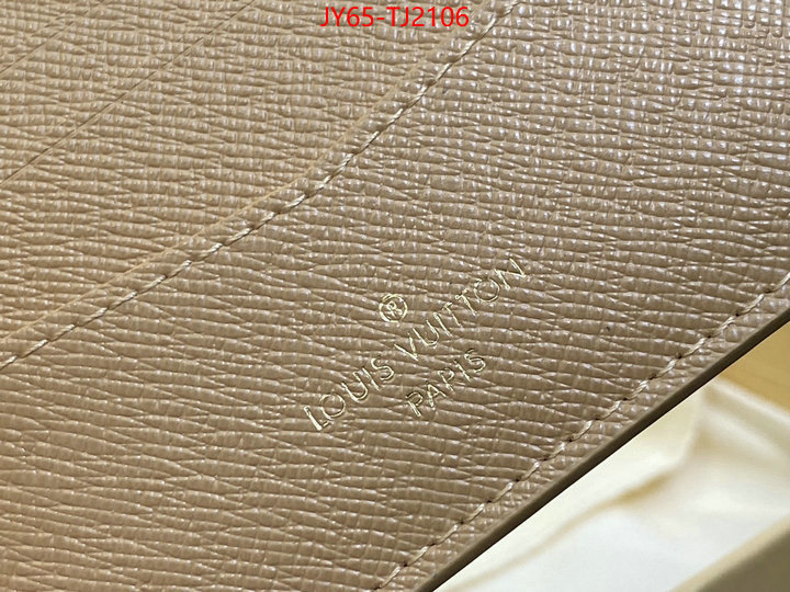 LV Bags(TOP)-Wallet best replica 1:1 ID: TJ2106 $: 65USD,