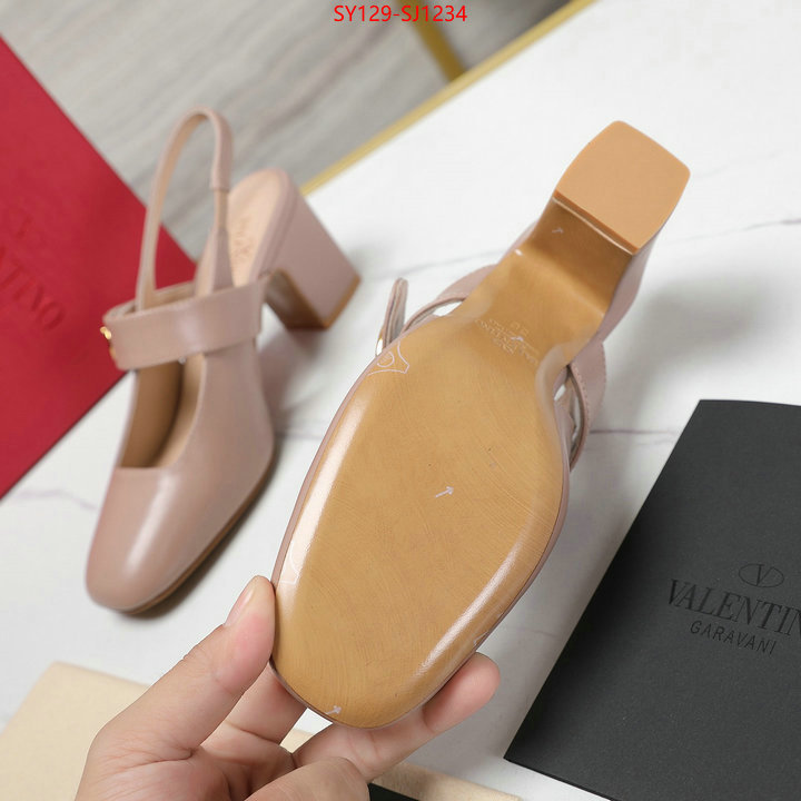 Women Shoes-Valentino replica shop ID: SJ1234 $: 129USD