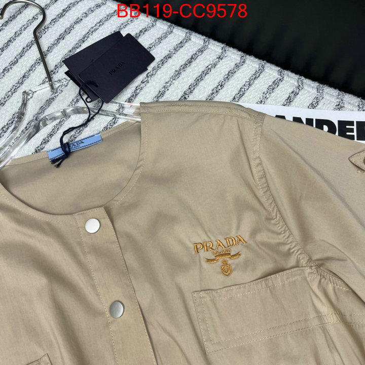 Clothing-Prada best site for replica ID: CC9578 $: 119USD