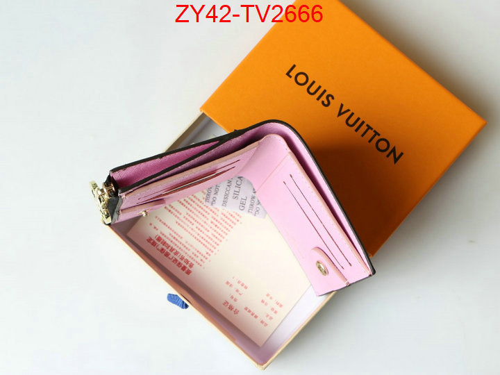 LV Bags(4A)-Wallet where quality designer replica ID: TV2666 $: 42USD,