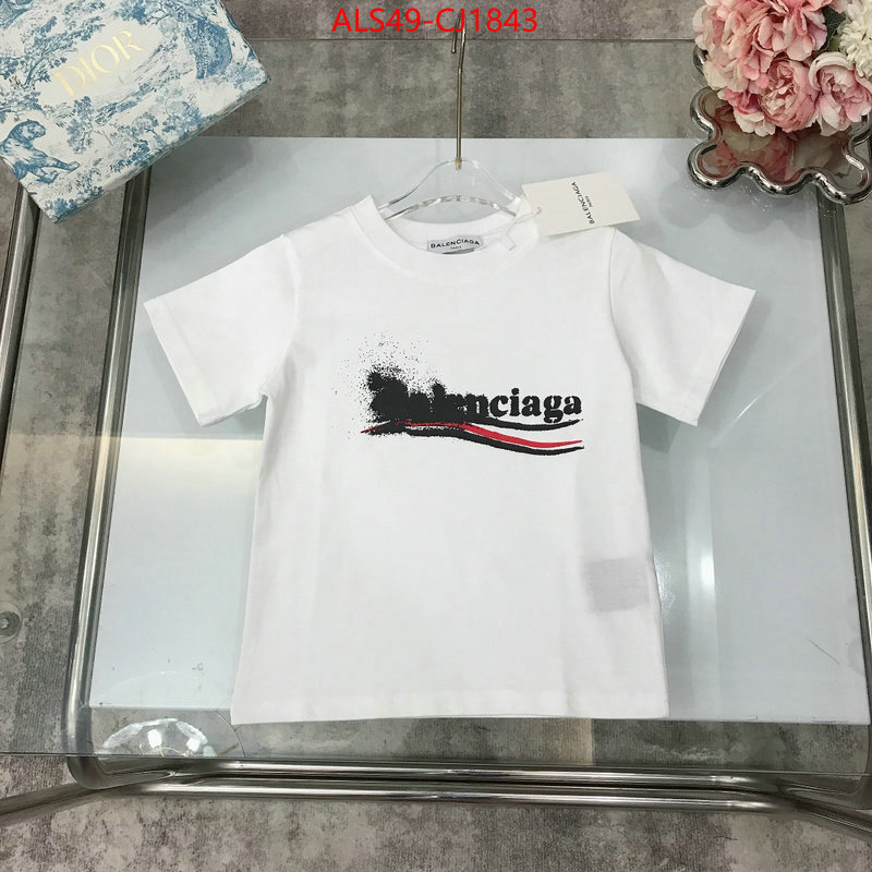 Kids clothing-Balenciaga aaaaa quality replica ID: CJ1843 $: 49USD