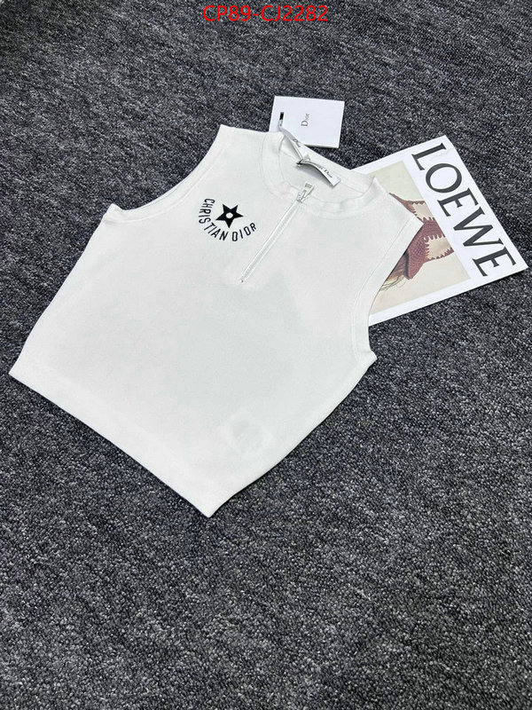 Clothing-Dior fake cheap best online ID: CJ2282 $: 89USD