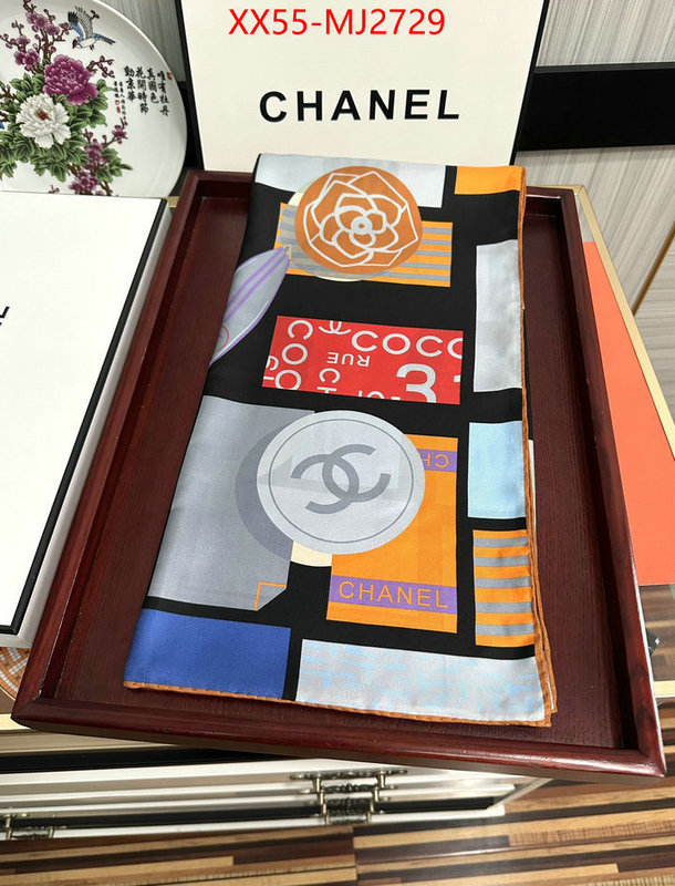 Scarf-Chanel high quality designer replica ID: MJ2729 $: 55USD