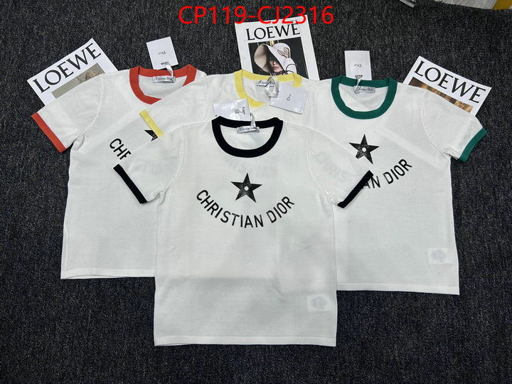 Clothing-Dior replica 1:1 high quality ID: CJ2316 $: 119USD