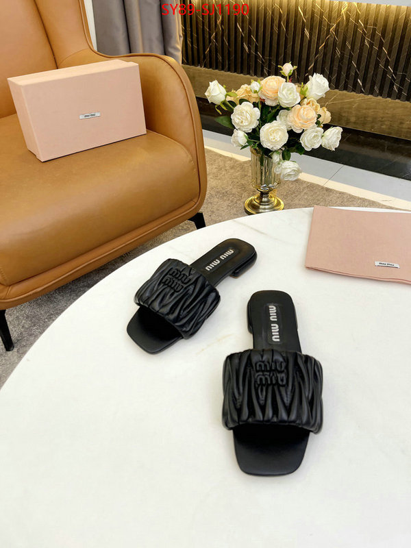 Women Shoes-Miu Miu wholesale designer shop ID: SJ1190 $: 89USD