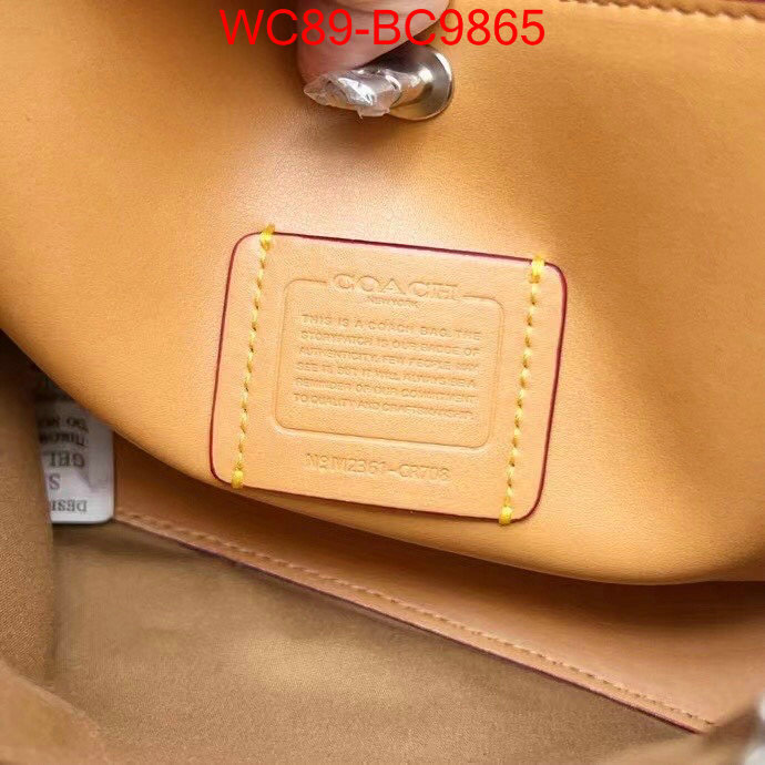 Coach Bags(4A)-Handbag- can i buy replica ID: BC9865 $: 89USD,