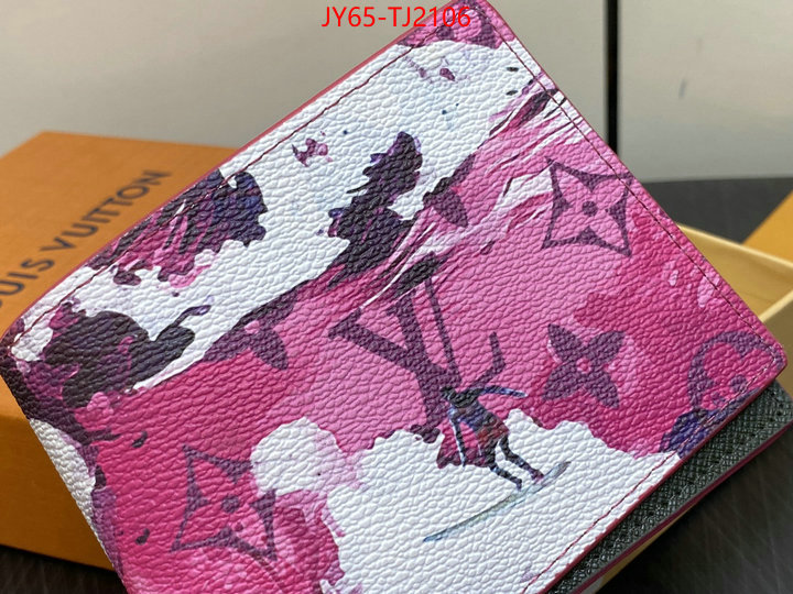 LV Bags(TOP)-Wallet best replica 1:1 ID: TJ2106 $: 65USD,